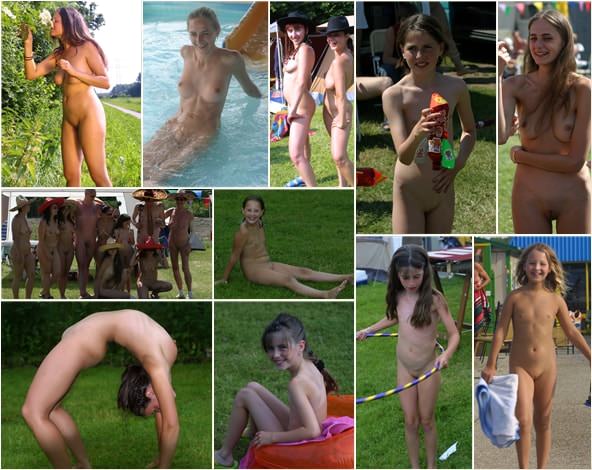 Purenudismus - Nudistentag der holländischen Familie [FKK Archiv]